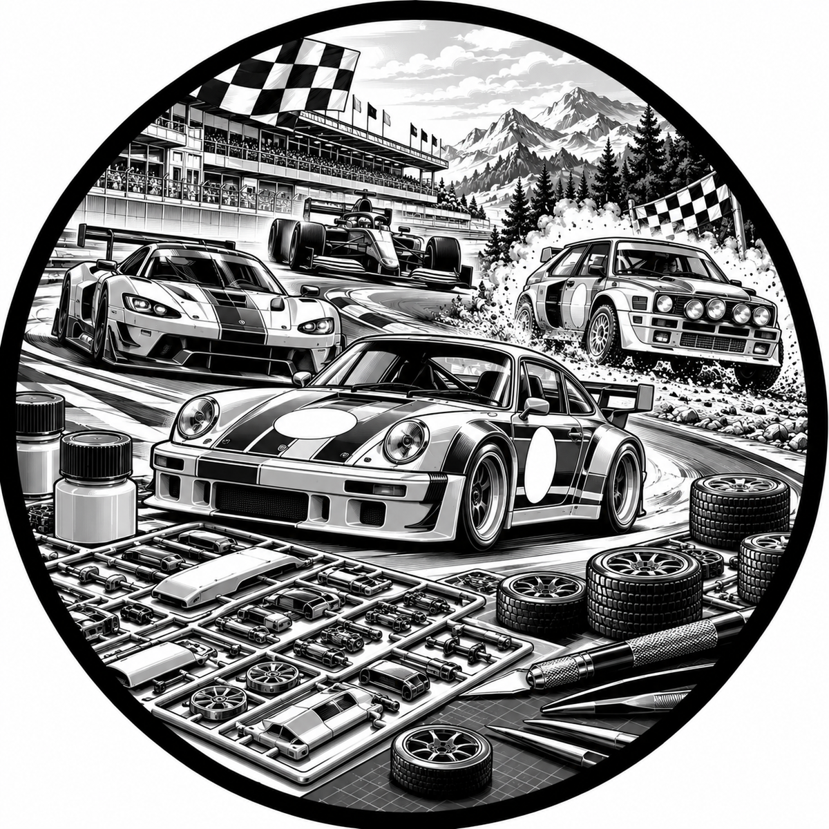 Rennsport- & Rallye-Modellbausätze