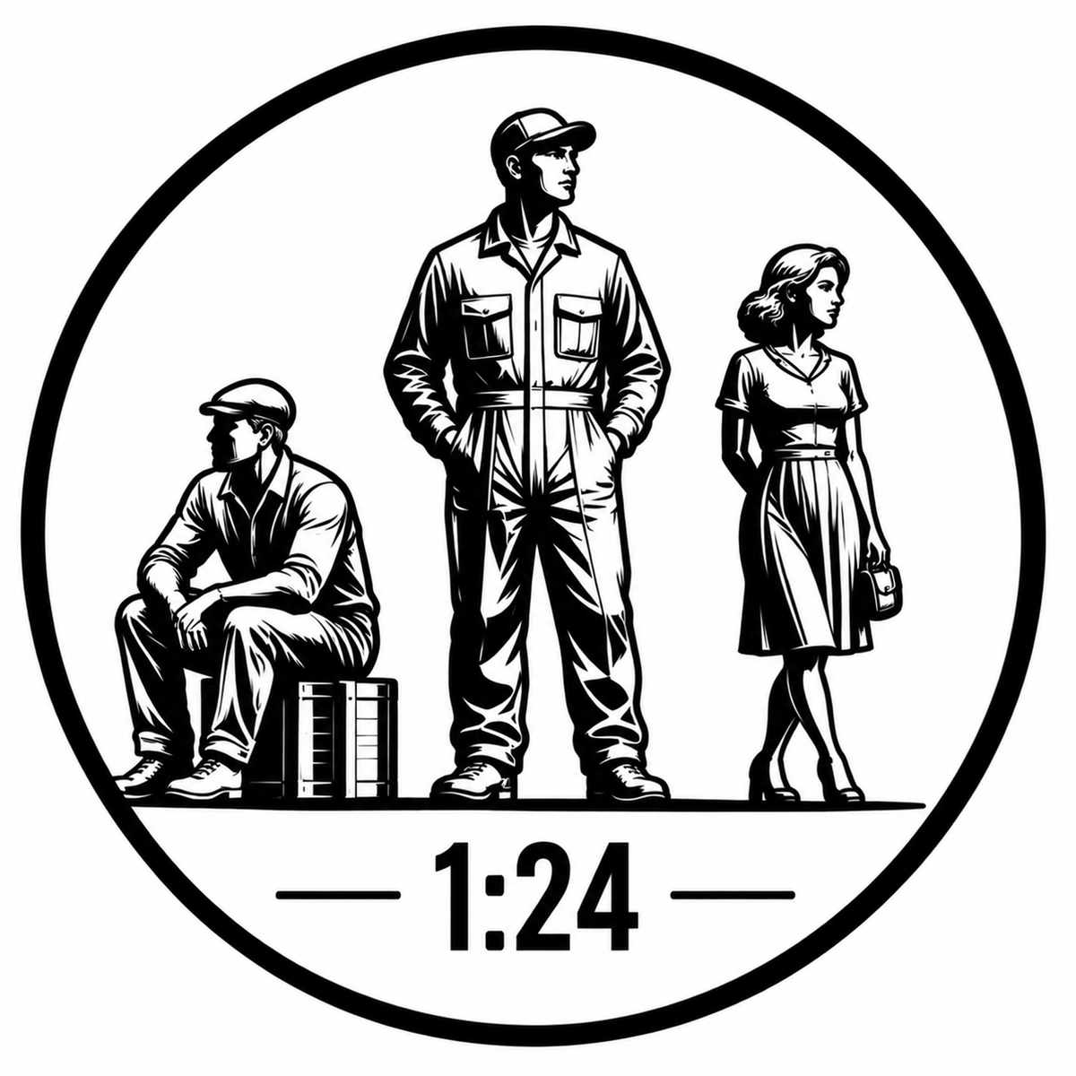 Figuren im Maßstab 1:24