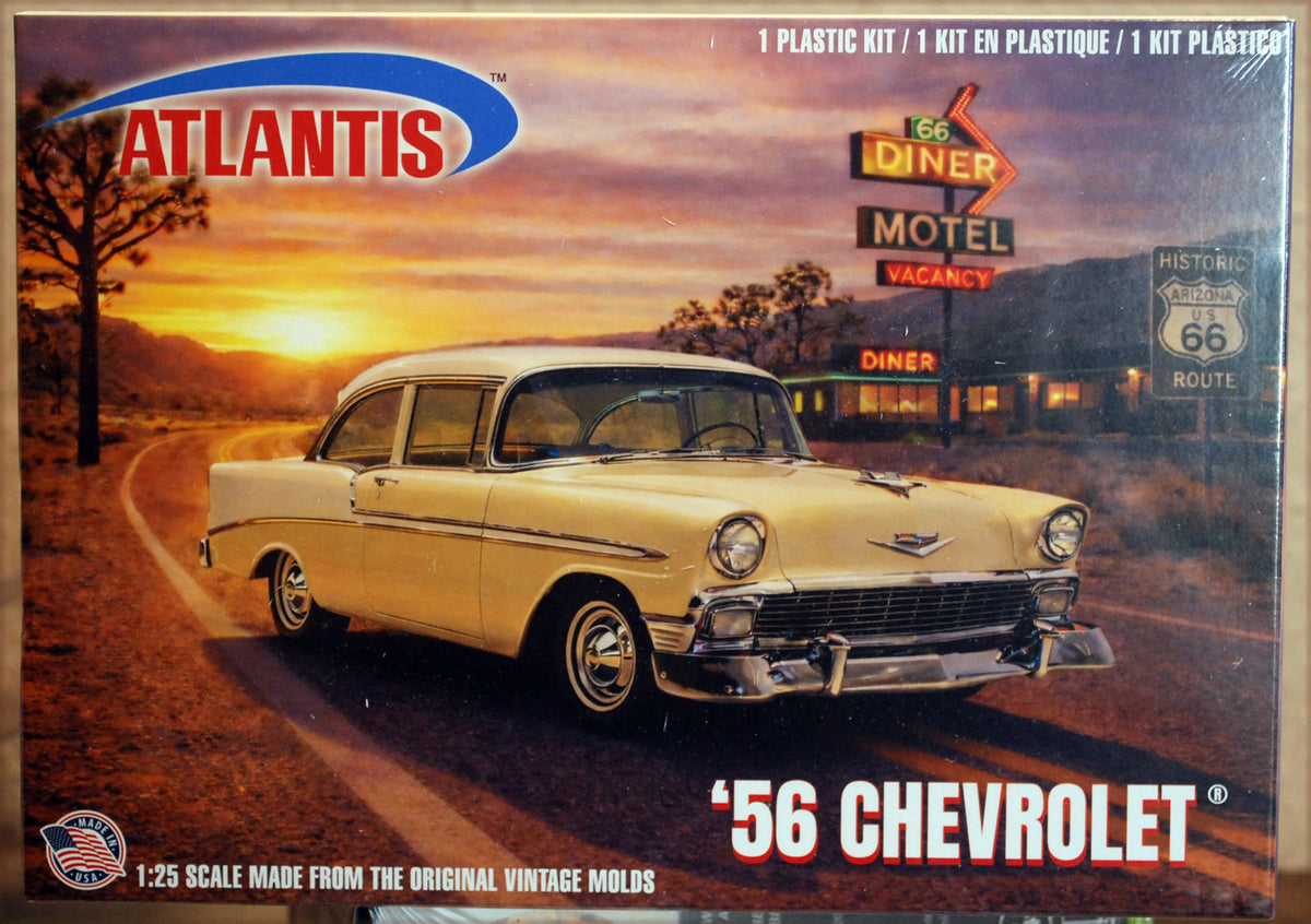 Atlantis 1391 1956 Chevrolet Bel Air Hardtop Coupe 1:25 Bausatz