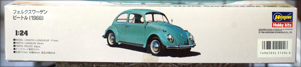 Hasegawa 21204 1966 Volkswagen VW Käfer VW Beetle 1:24 Bausatz