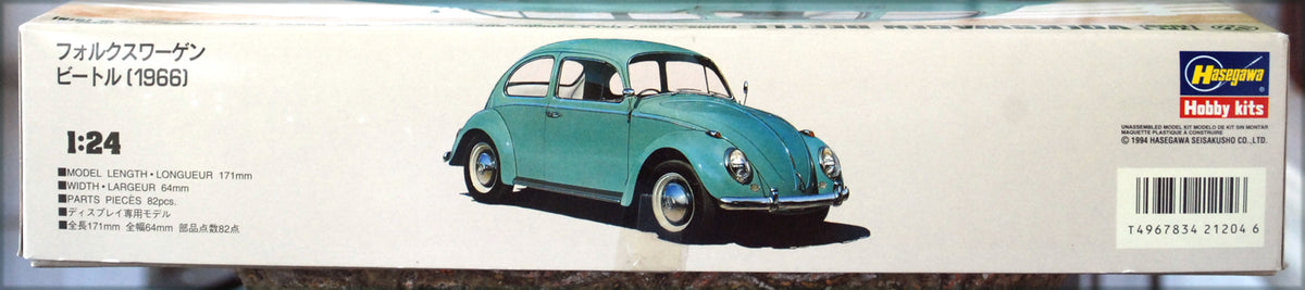 Hasegawa 21204 1966 Volkswagen VW Käfer VW Beetle 1:24 Bausatz