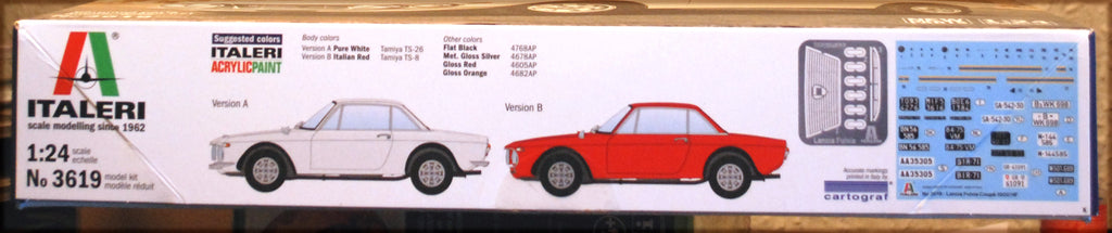 Italeri 3619 1972 Lancia Fulvia Coupe 1.6 HF 1:24 Bausatz ganz neu 2026
