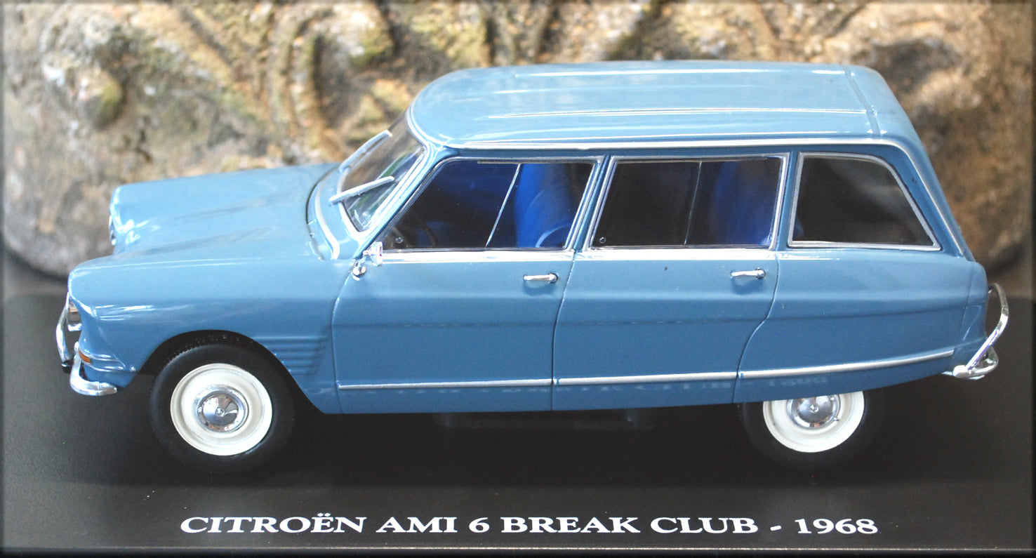 1968 Citroen Ami 6 Break Club 1:24 Fabbri / White Box / Hachette