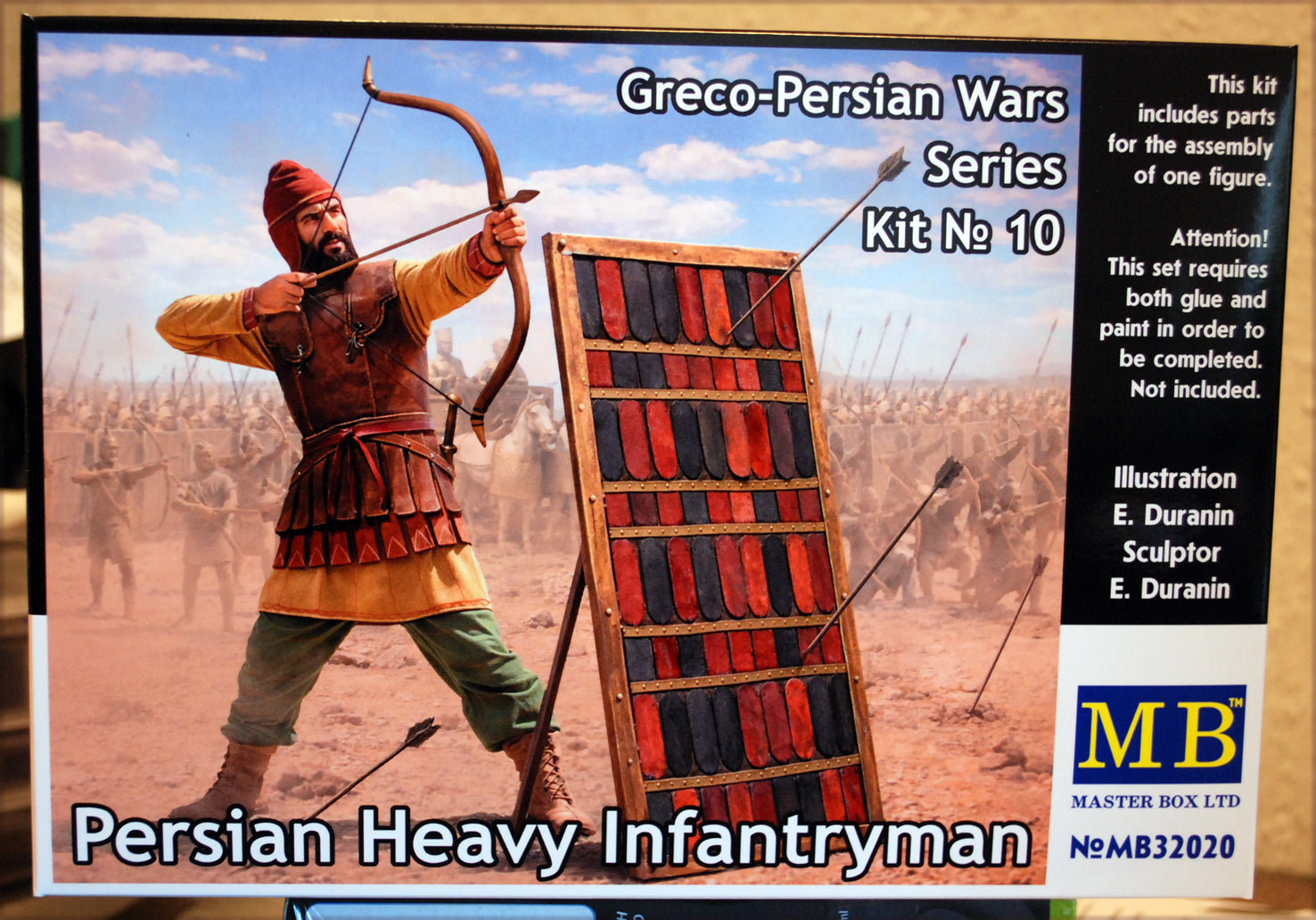 32020 Master Box Greco-Persian Wars pers. heavy Infantry Kit #10 1:32