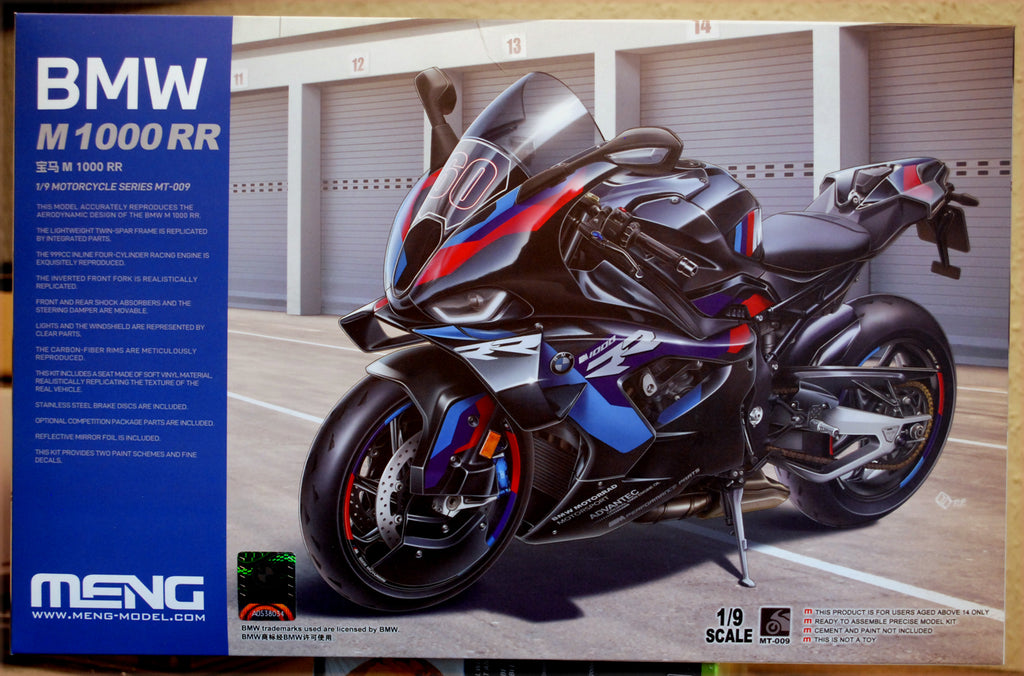 Meng MT009 2020 BMW M 1000 RR 1:9 Bausatz