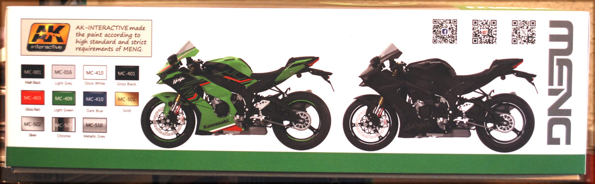 Meng MT007 2024 Kawasaki Ninja ZX-10R 1:9 Bausatz