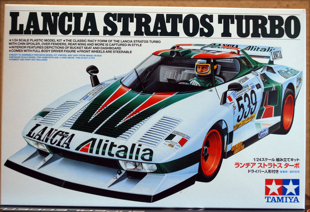 Tamiya 25210 1977 Lancia Stratos Turbo Alitalia Rallye 1:24
