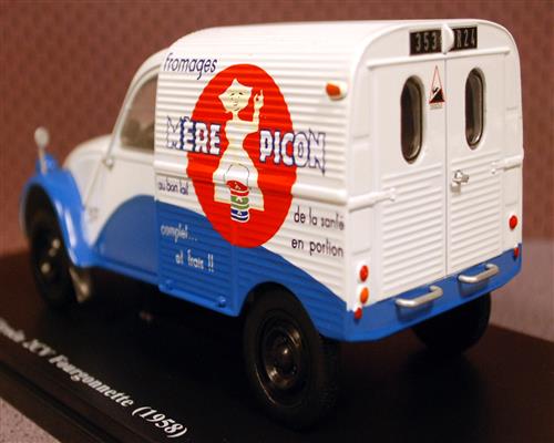 1958 Citroen 2CV Fourgonette 1:24 Fabbri / White Box / Hachette