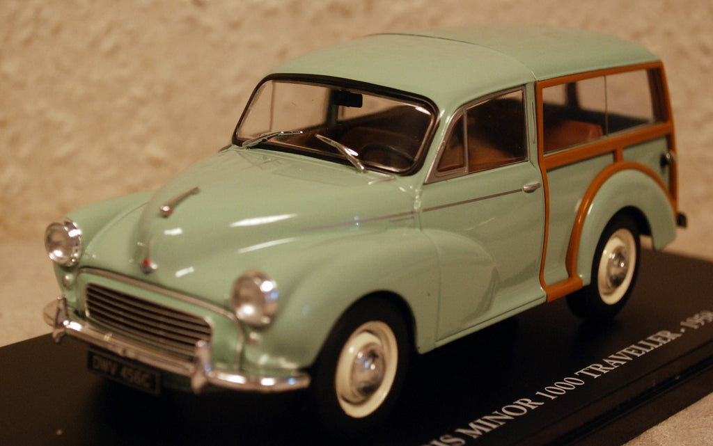 1958 Morris Minor 1000 Traveller 1:24 Fabbri / White Box / Hachette