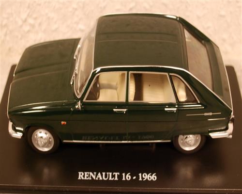 1966 Renault 16 1:24 Fabbri  White Box Hachette
