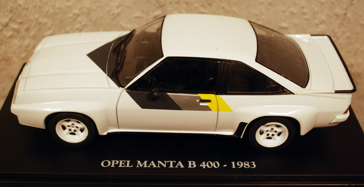 1983 Opel Manta B 400 1:24 Fabbri / White Box / Hachette