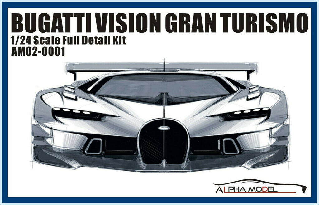2015 Bugatti Vision Gran Tourismo 1:24 Alpha Model 02-0001