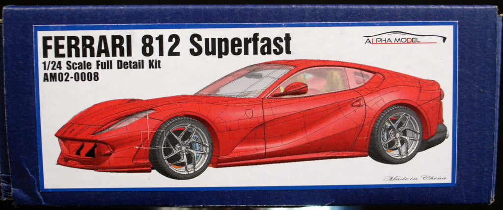 2017 Ferrari 812 Superfast 1:24 Alpha Model 02-0008 neu 2020
