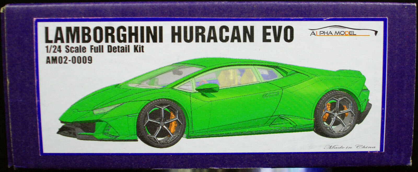 2019 Lamborghini Huracan EVO 1:24 Alpha Model 02-0009 neu 2020