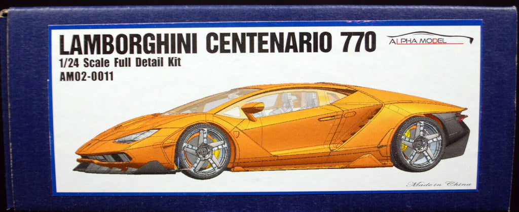 2016 Lamborghini Centenario 770-4 1:24 Alpha Model 02-0011 neu 2020