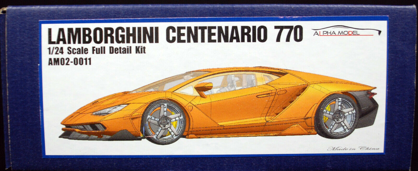 2016 Lamborghini Centenario 770-4 1:24 Alpha Model 02-0011 neu 2020
