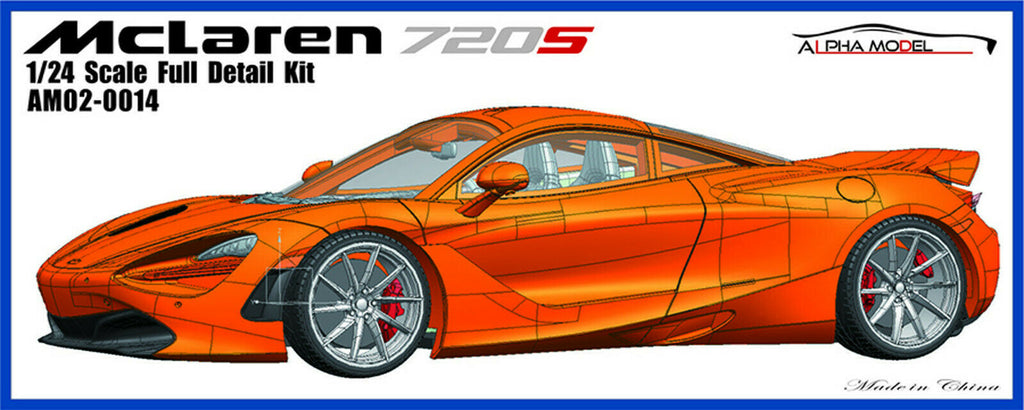 2016 McLaren 720 S 1:24 Alpha Model 02-014 neu 2020