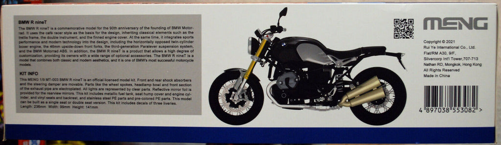 Meng MT003 2013 BMW R nine T 1:9