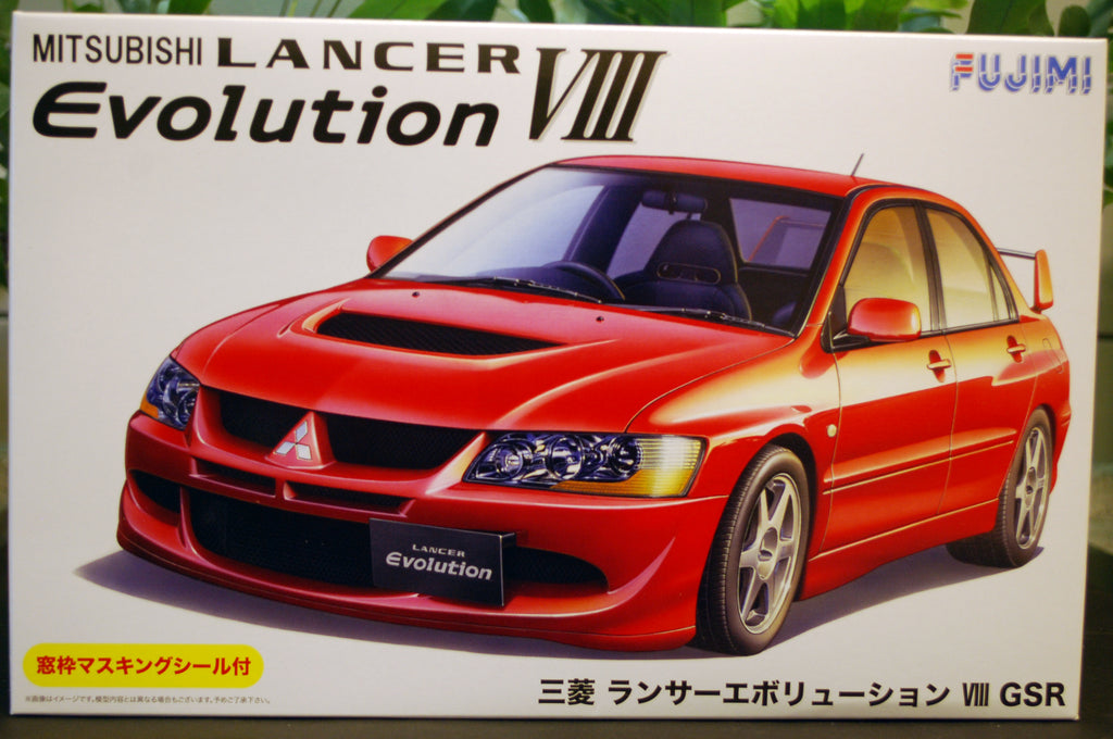 Fujimi 039244 2004 Mitsubishi Lancer GSR Evolution VIII JDM 1:24,