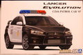 Aoshima 062821 2007 Mitsubishi Lancer Evolution X CZ4A Patrol Car 1:24 JDM