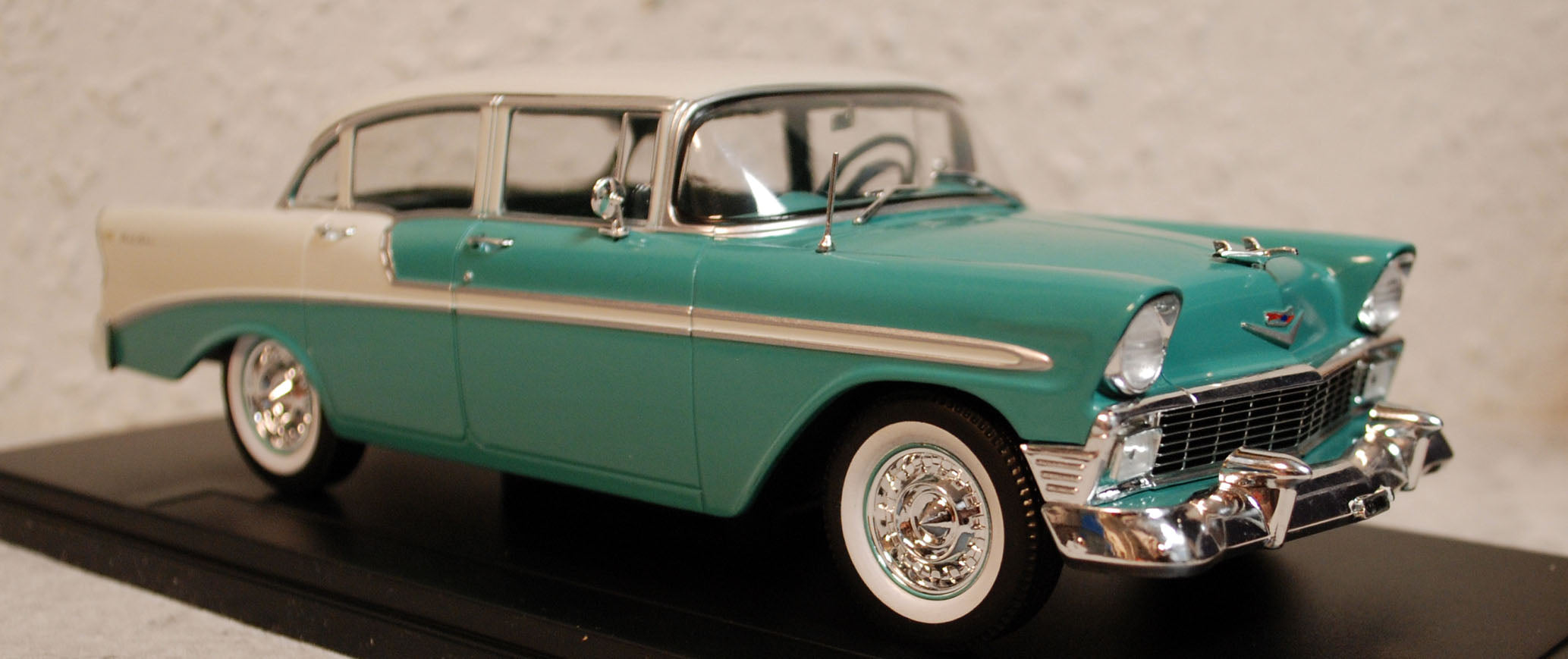 1956 Chevrolet Bel Air 1:24 Fabbri / White Box / Hachette