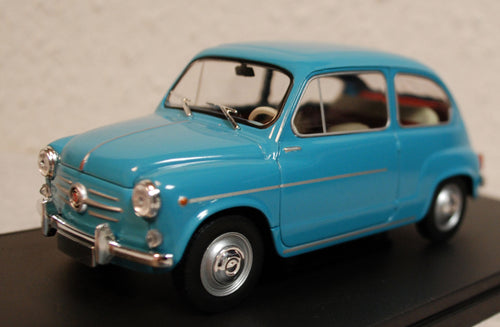 1960 Fiat 600 D 1:24 Fabbri / White Box / Hachette