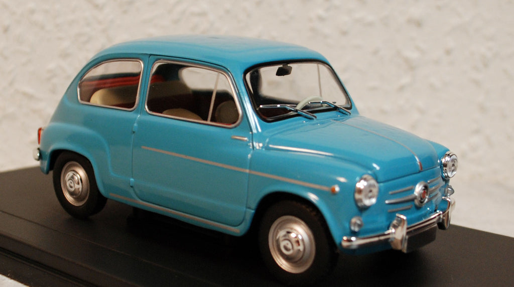1960 Fiat 600 D 1:24 Fabbri / White Box / Hachette