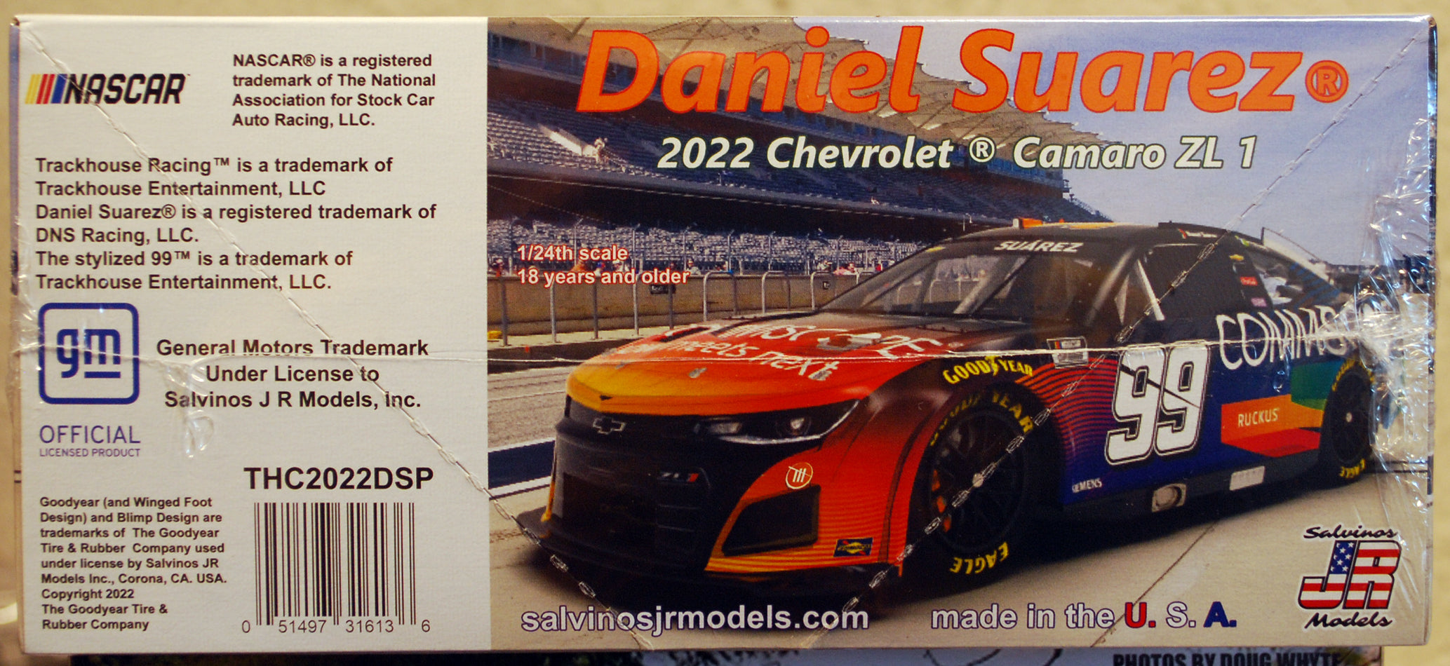 2022 Chevrolet Camaro Daniel Suarez Commiscope 1:24 Salvinos JR 316136