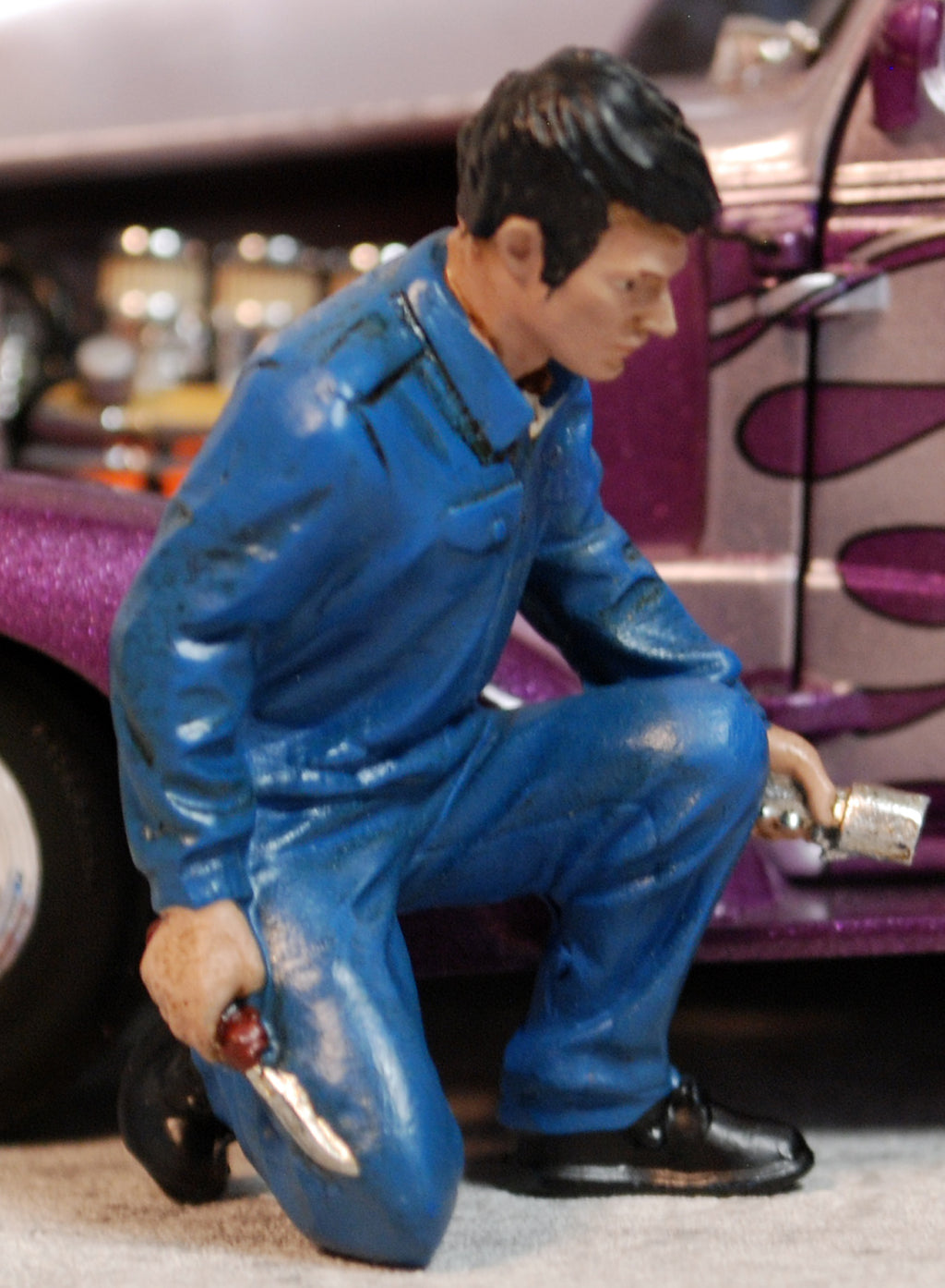 23901 American Diorama Mechanic Jerry blau 1:24