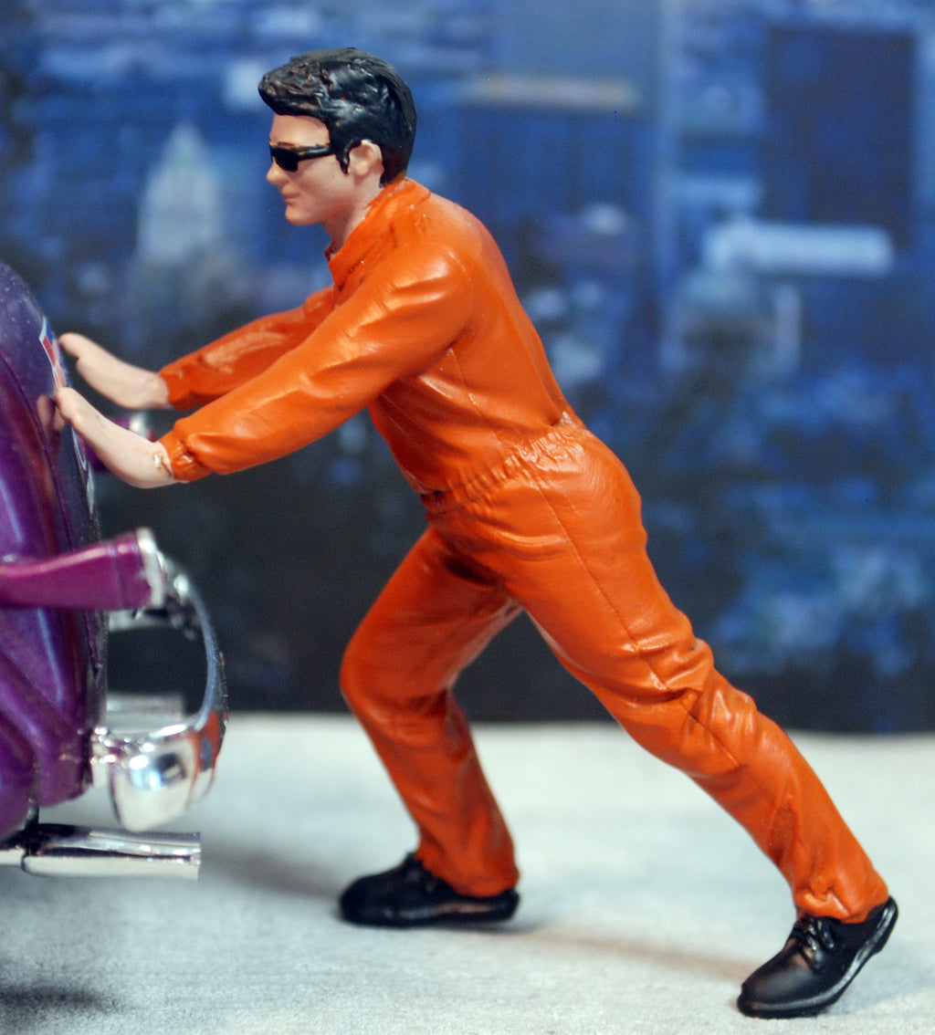 23902O American Diorama Mechanic Ken orange 1:24