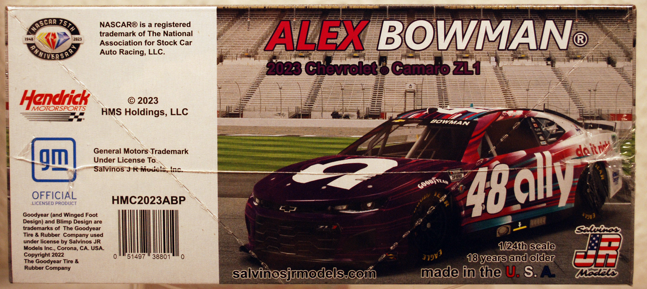 2023 Chevrolet Camaro Alex Bowman ally 1:24 Salvinos JR 388010