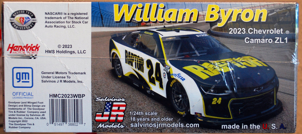 2023 Chevrolet Camaro William Byron Raptor 1:24 Salvinos JR 388027