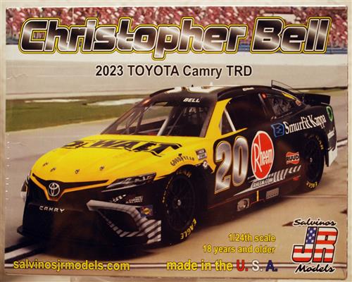 2023 Toyota Camry Christopher Bell De Walt Team JGR 1:24 Salvinos JR 391713