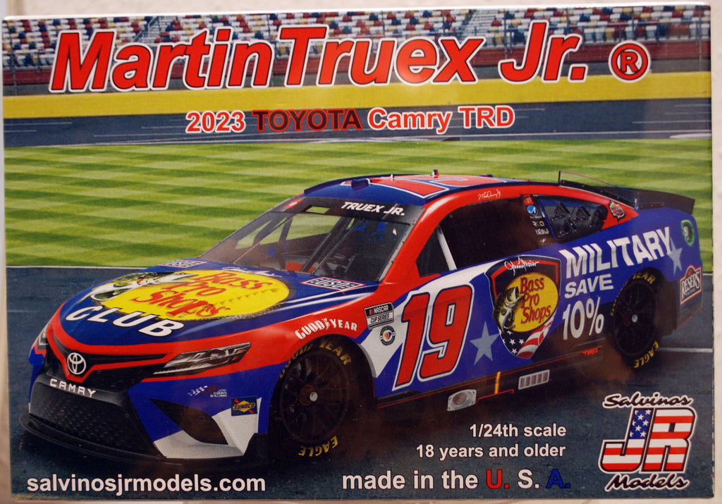 2023 Toyota Camry Martin Truex Jr. Bass Pro Military 1:24 Salvinos JR 312534