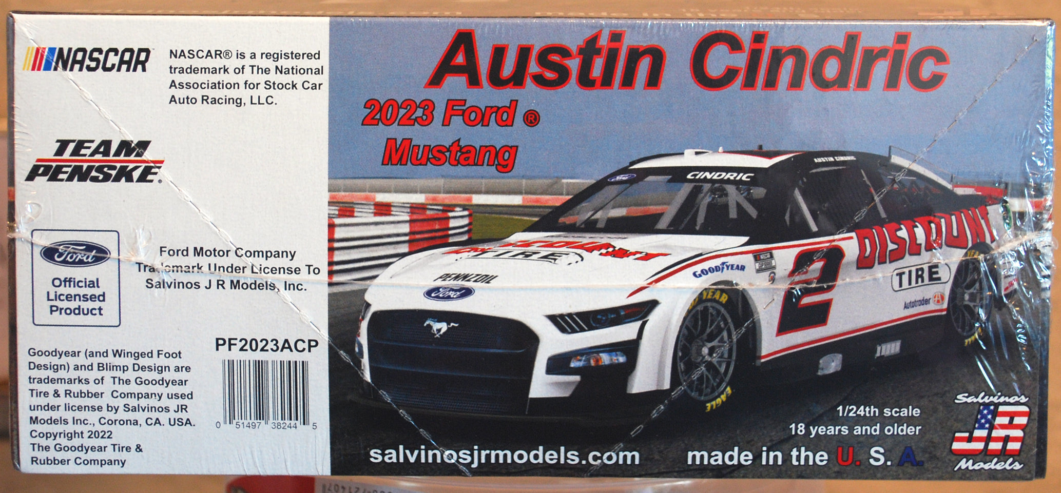 2023 Ford Mustang Austin Cindric Discount Team Penske 1:24 Salvinos JR 382445