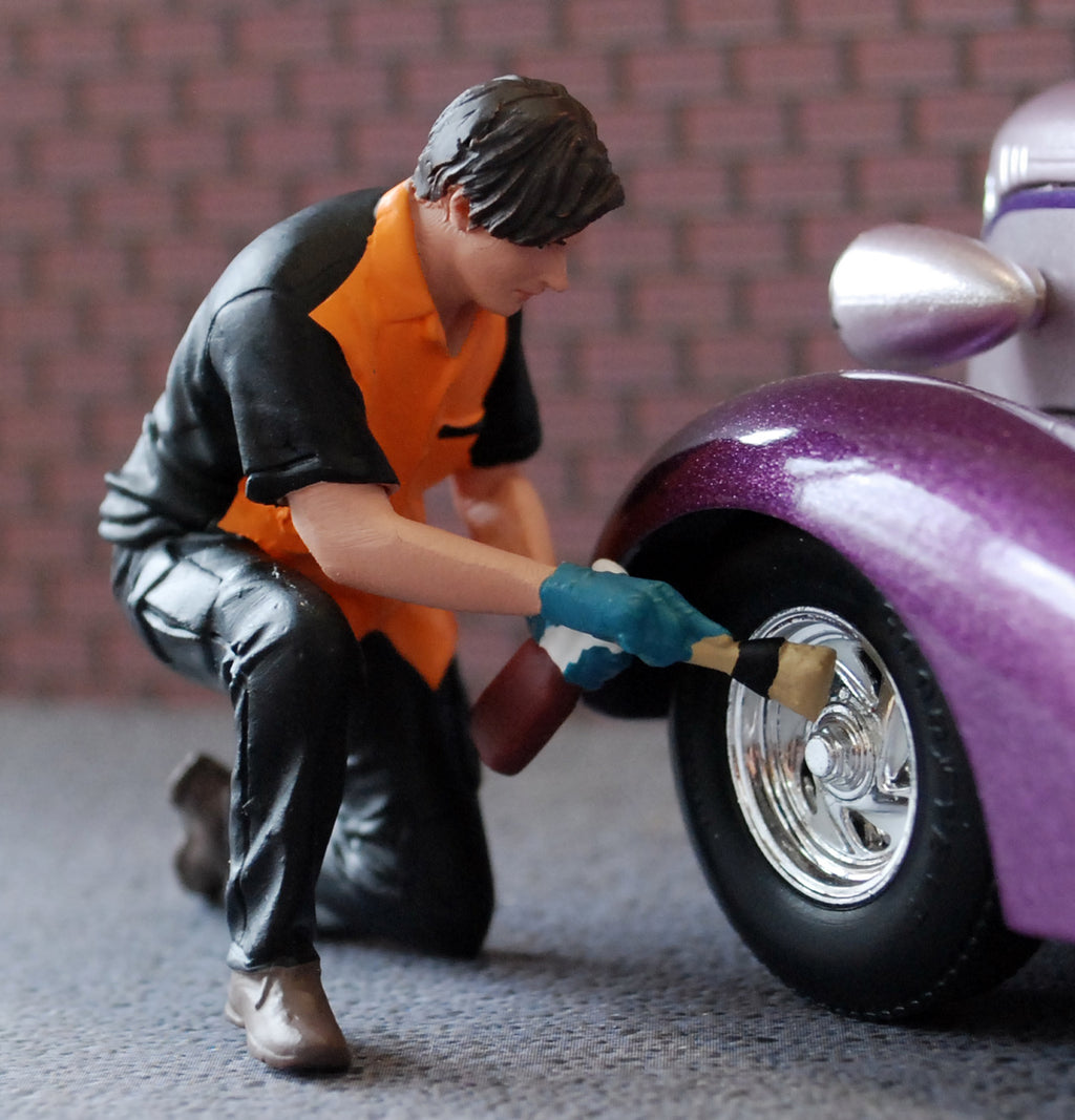 24601 American Diorama Detail Master Wheel Cleaning 1:24