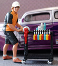 24603B American Diorama Detail Master Detailing Cart Set mit Figur 1:24