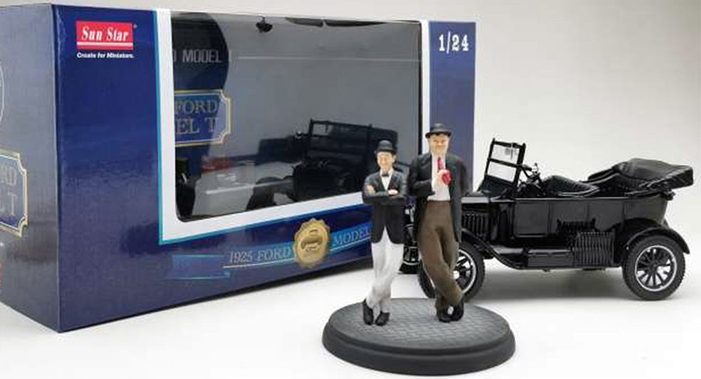 Sun Star 1905 1925 Ford Model T Dick & Doof 1:24 Sonderpreis