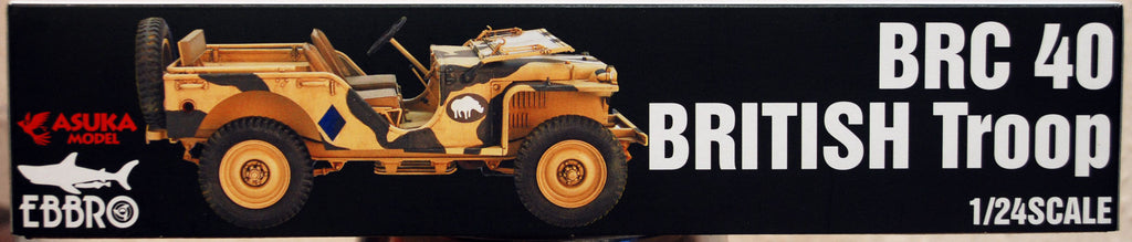 Asuka Ebbro 25018 1940 BRC 40 British Troop Bantam Ur-Jeep 1:24
