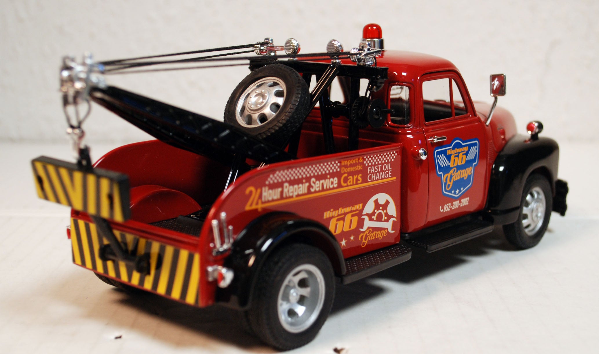 Welly 22086r 1953 Chevrolet Tow Truck Pickup Wrecker Abschlepper 1:24