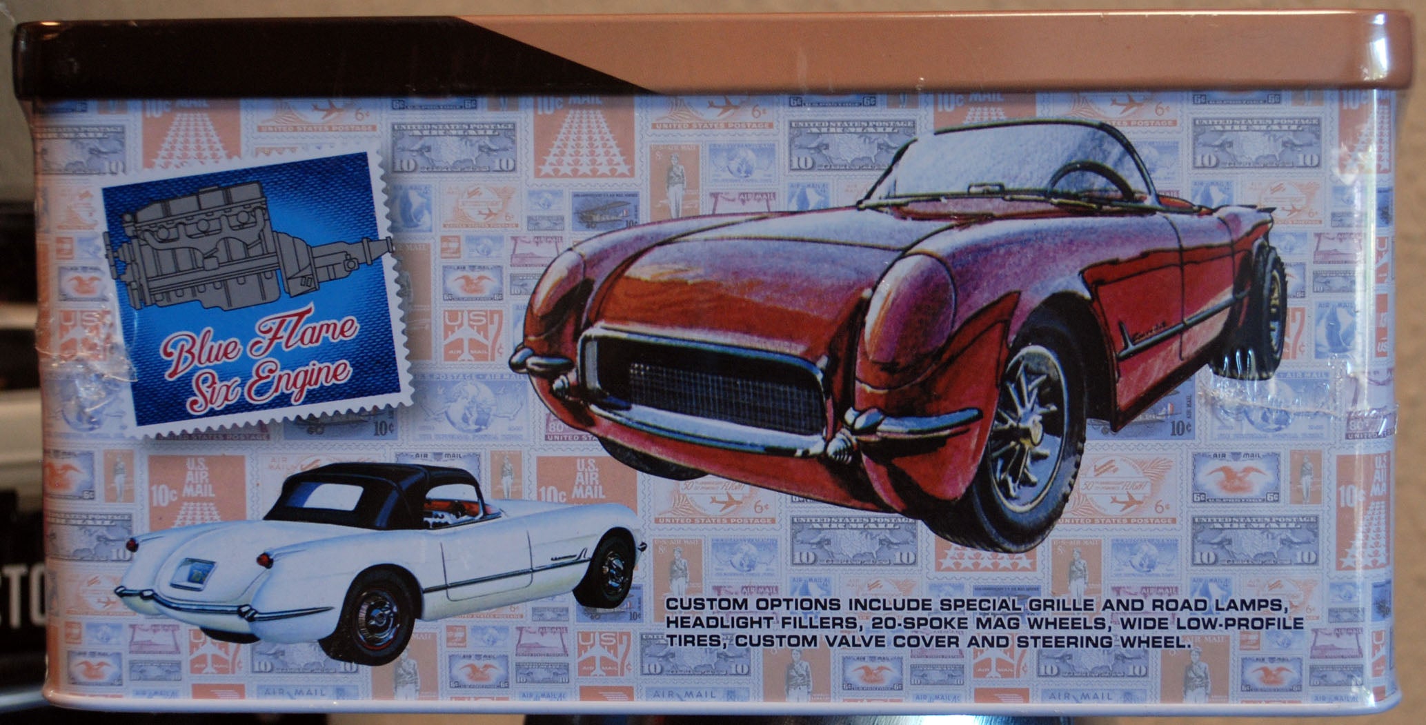 AMT 1244 1953 Chevrolet Corvette 2´n1 1:25 Collector Tin