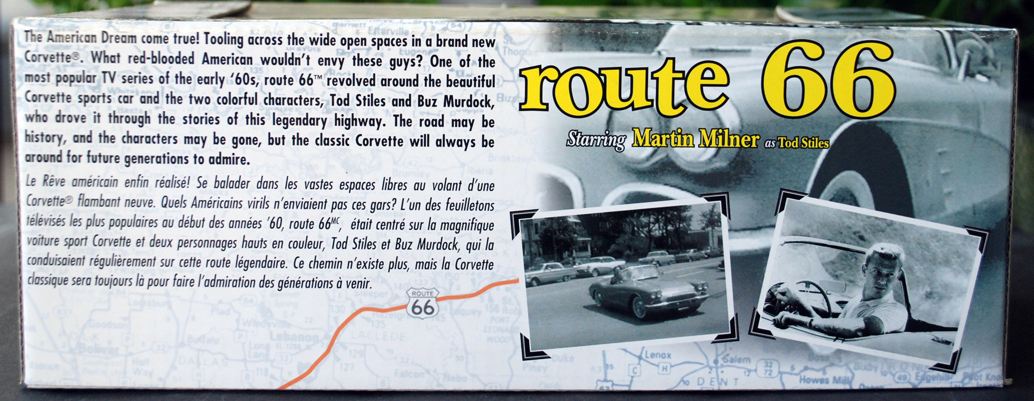Revell 04959 1962 Chevvrolet Corvette Route 66 T. Stiles B. Murdoch  1:24
