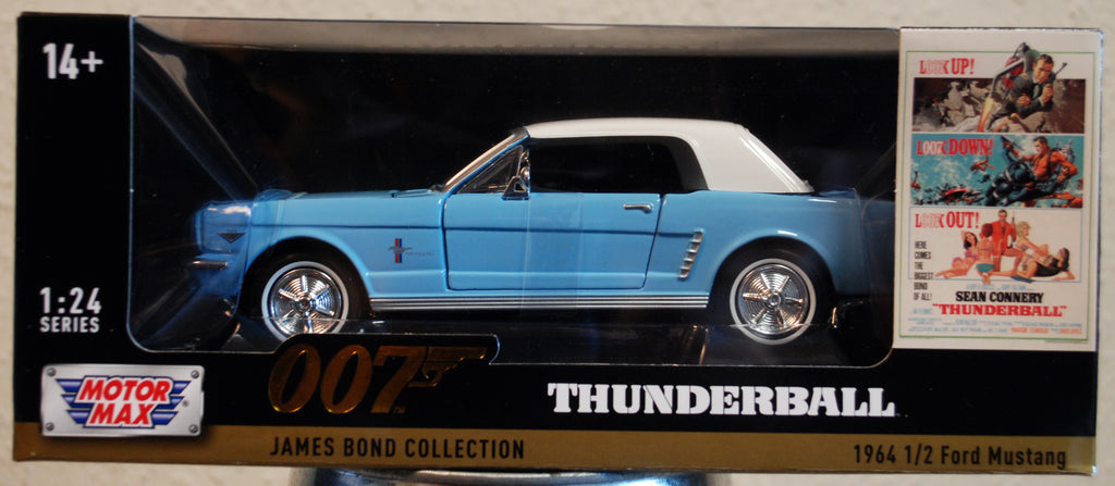 Motor Max 79855 1964 Ford Mustang Hardtop James Bond 007 1:24