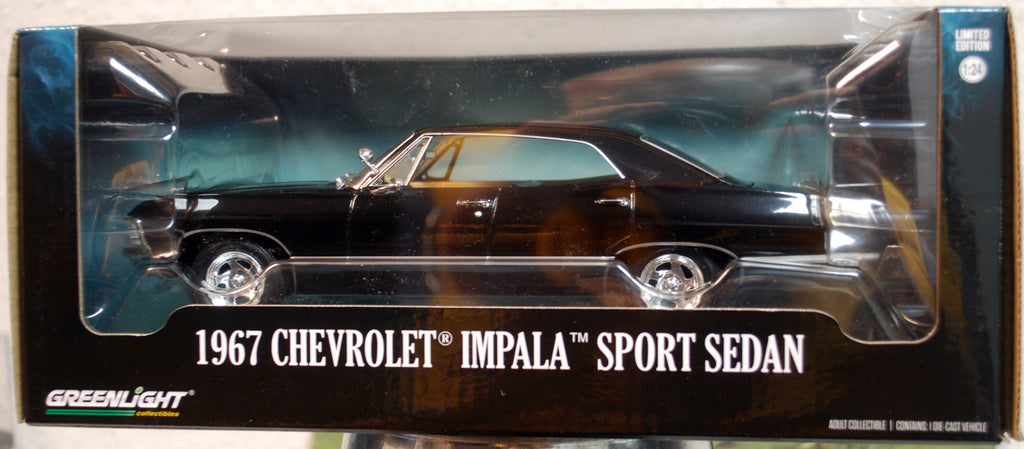 1967 Chevrolet Impala Sport Sedan wie Supernatural 1:24 Greenlight 84035