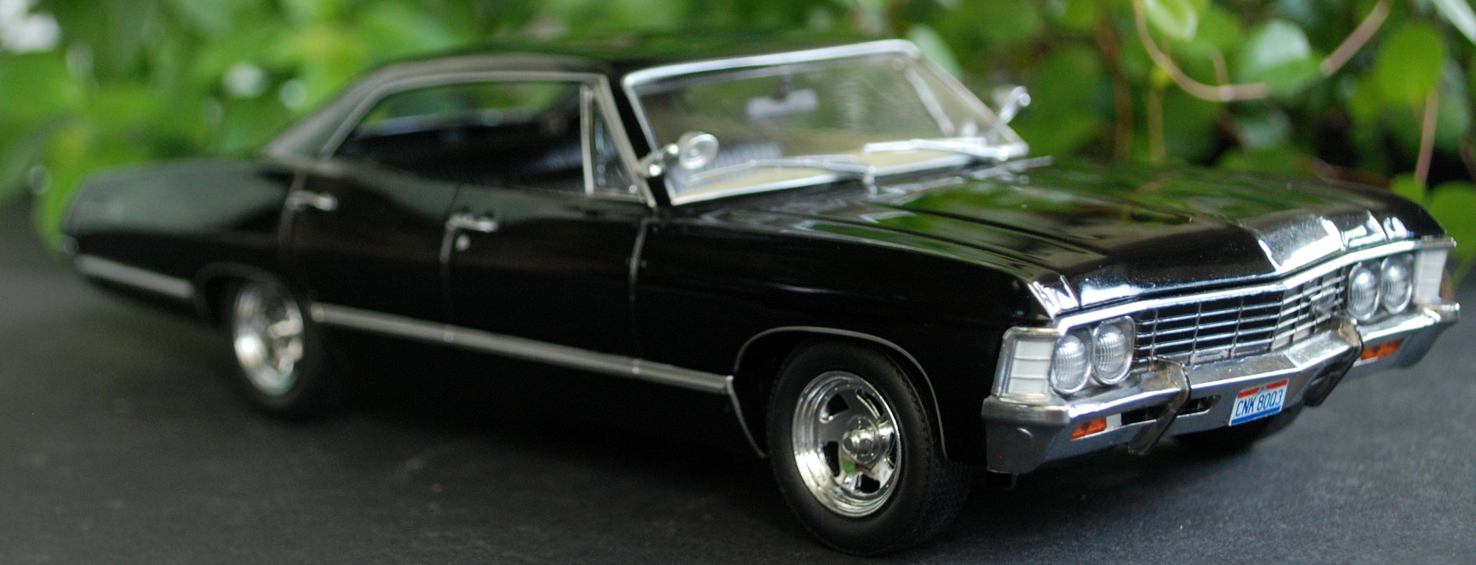 1967 Chevrolet Impala Sport Sedan wie Supernatural 1:24 Greenlight 84035