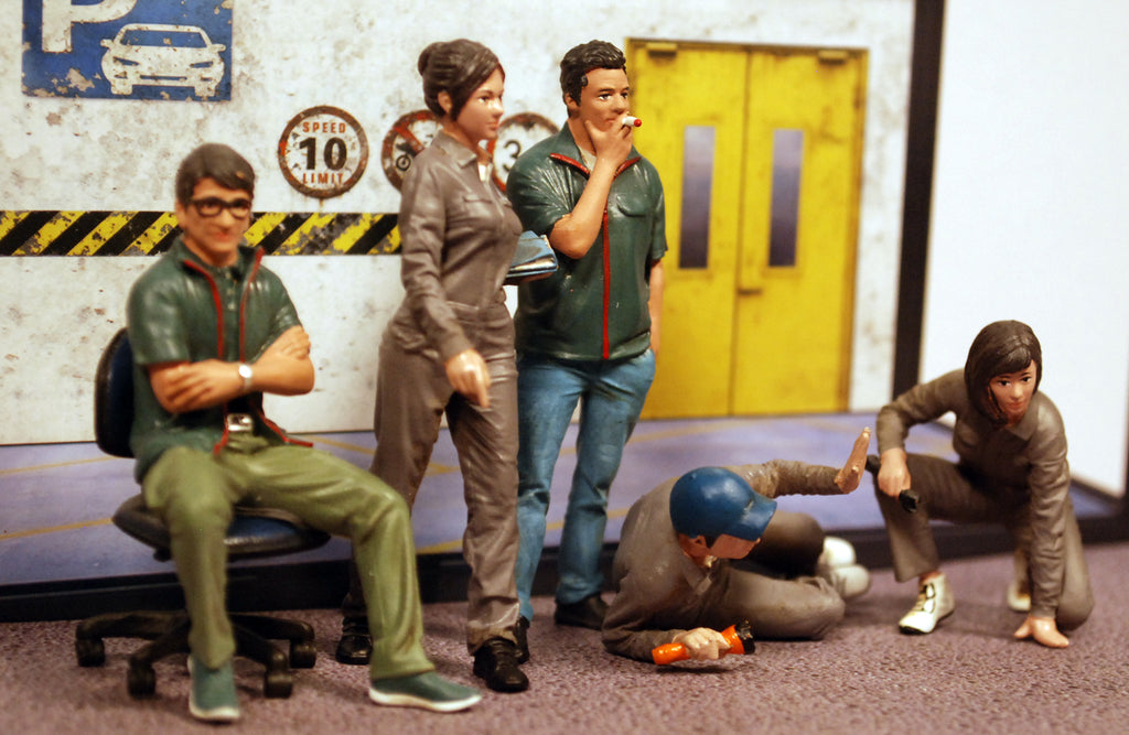 70101B American Diorama Top Tuner Set of 5 1:24