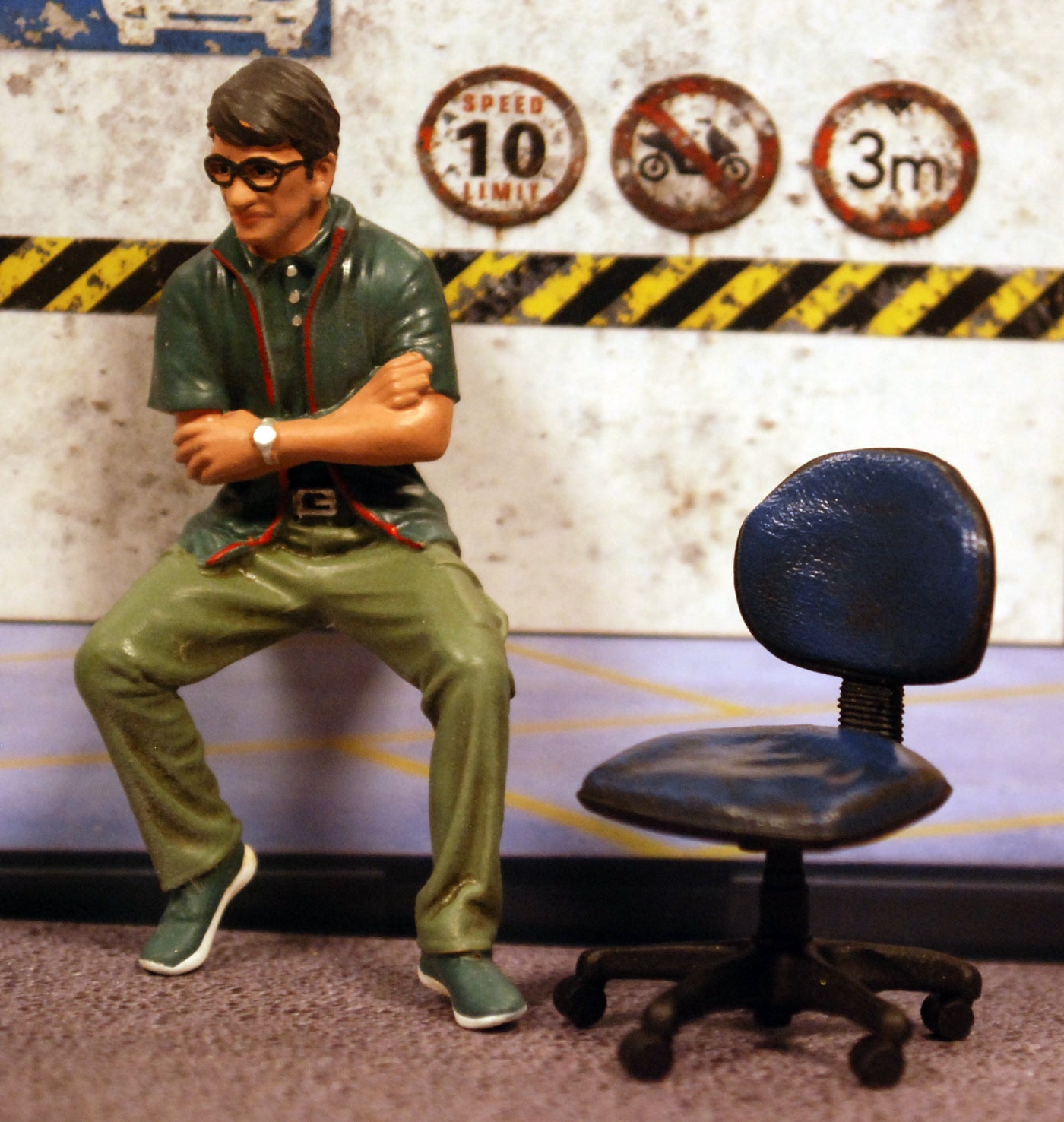 70101 American Diorama Top Tuner #1 1:24