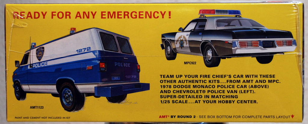 1970 Chevrolet Impala SS Fire Chief Police 1:25 AMT 1162