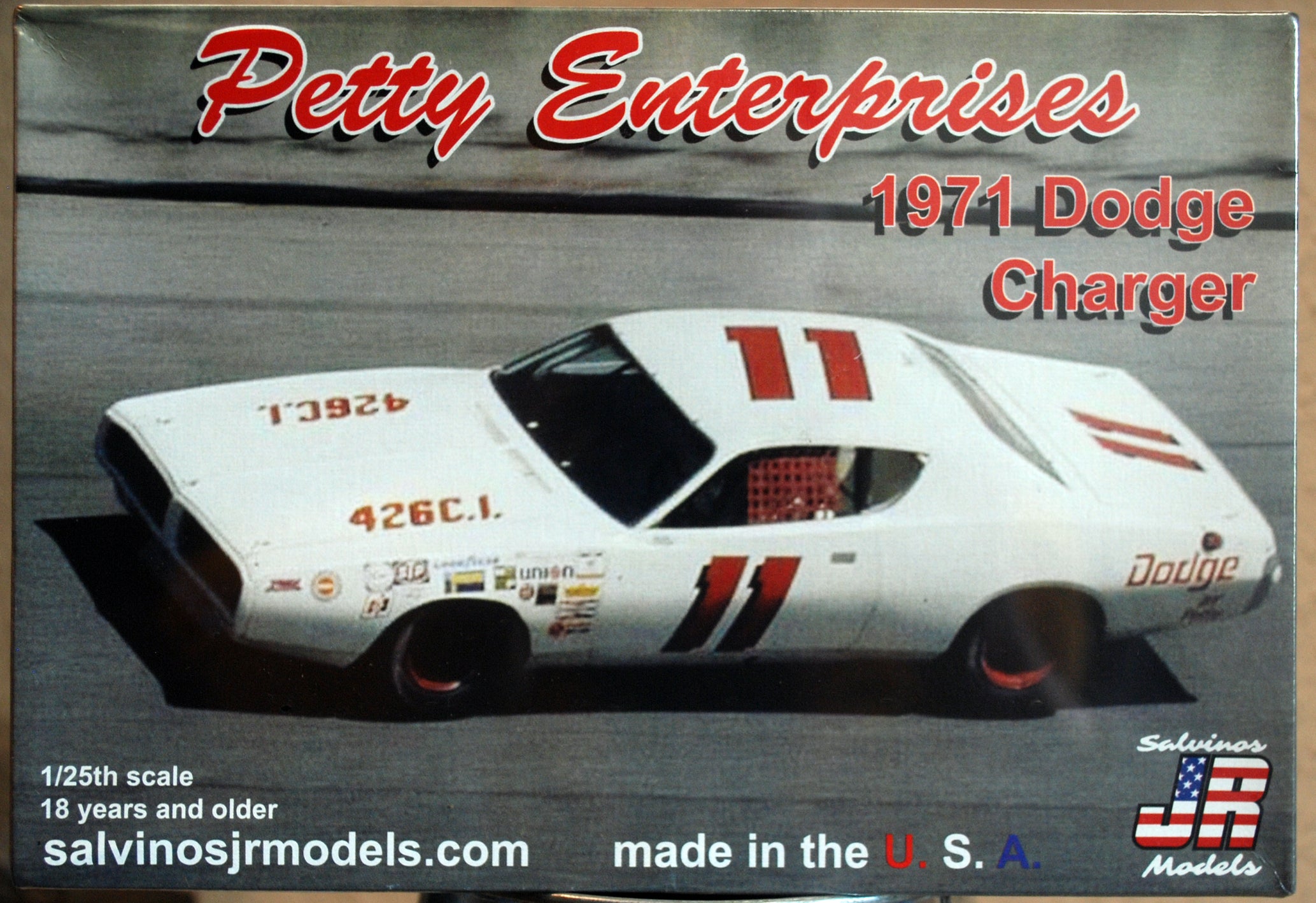 1971 Dodge Charger # 11 Petty Enterpr. 1:25 Salvinos JR 340889