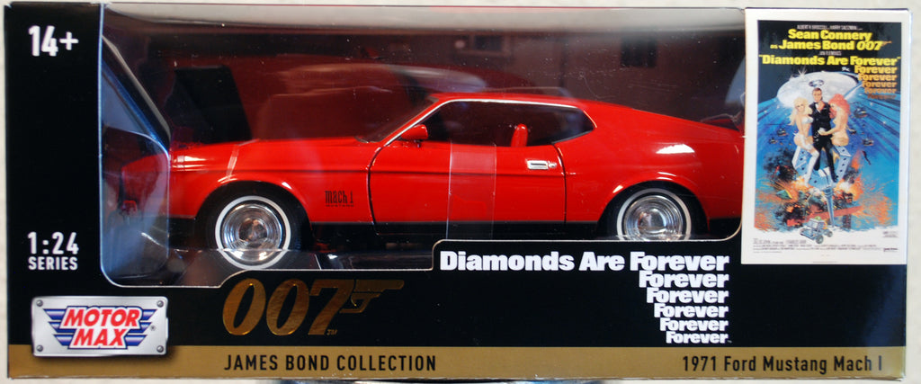 Motor Max 79851 1971 Ford Mustang Mach I James Bond 007 1:24